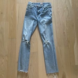 Mother distressed jeans